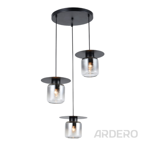 Світильник стельовий Ardero BL1933-1 ORLANDO чорний