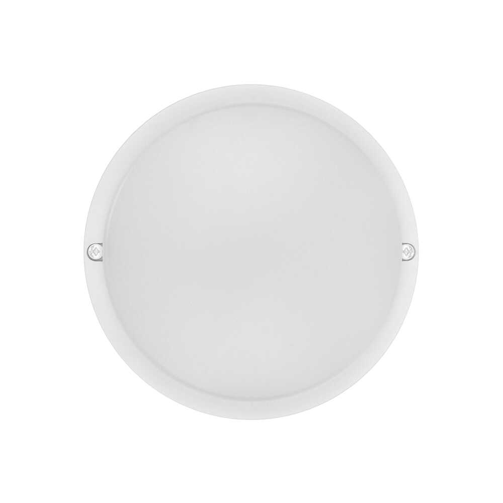 Cвітильник cвітлодіодний VIOLUX НББ ATOM UA круг білий 12W 4000K 1200LM IP54 (1/12) ПЛІВКА (243301)