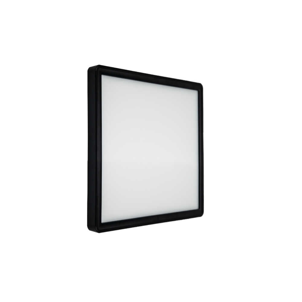Cвітильник cвітлодіодний VIOLUX стельовий MILLENNIUM квадрат чорний 26W 5000K 2400LM IP20 (1/20) (352226)