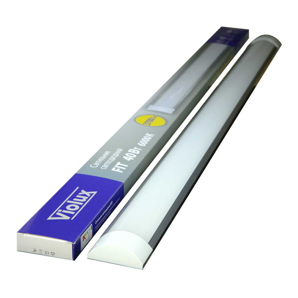 Cвітильник cвітлодіодний VIOLUX FIT 40W 4500K 3700Lm 1200mm IP20 (20) (300020)