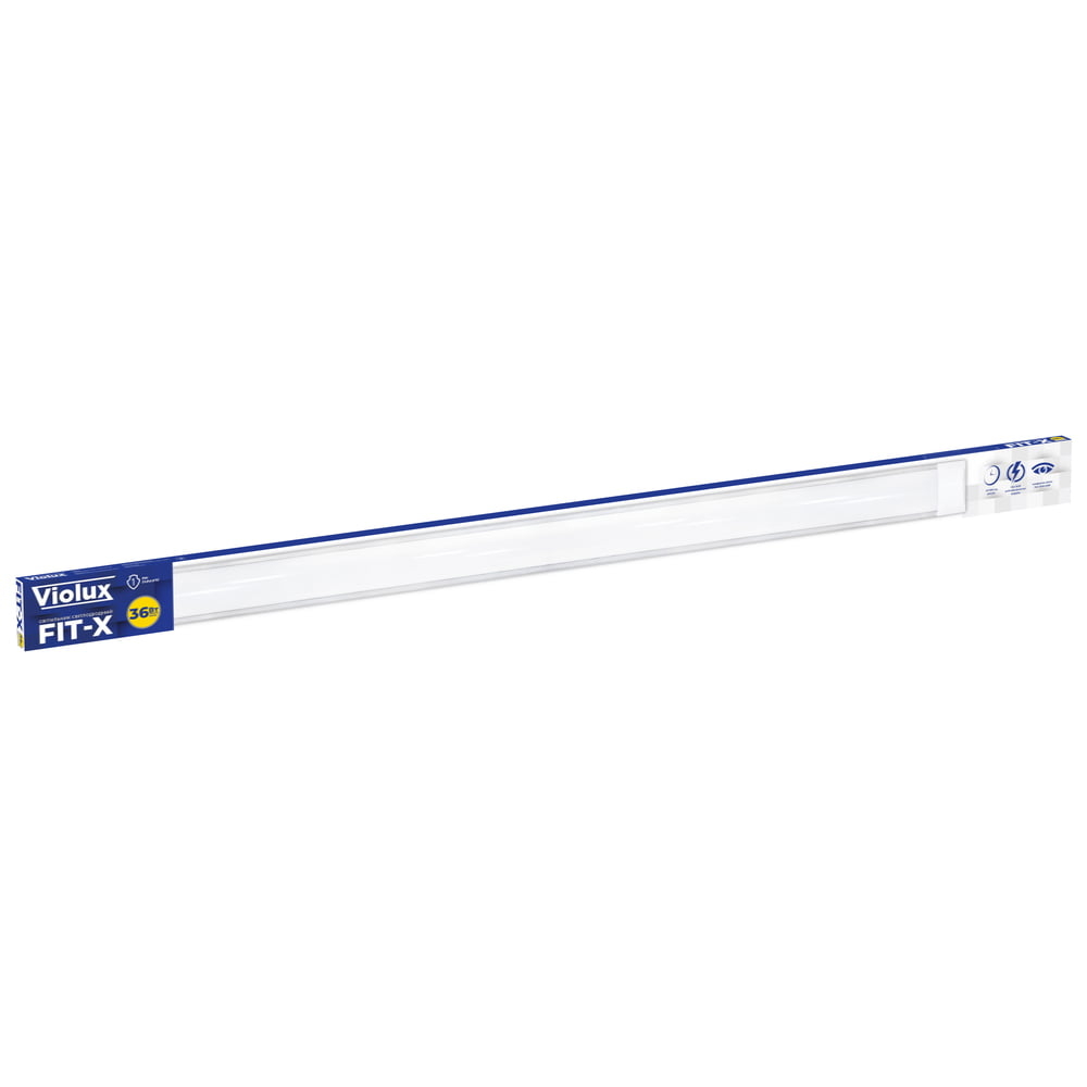 Cвітильник cвітлодіодний VIOLUX FIT-X 36W 6000K 3060Lm 1200mm IP20 (30) (300032)