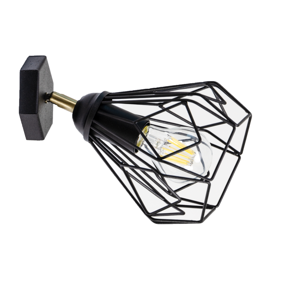 Бра (світильник настінний) Bevel W165 Black