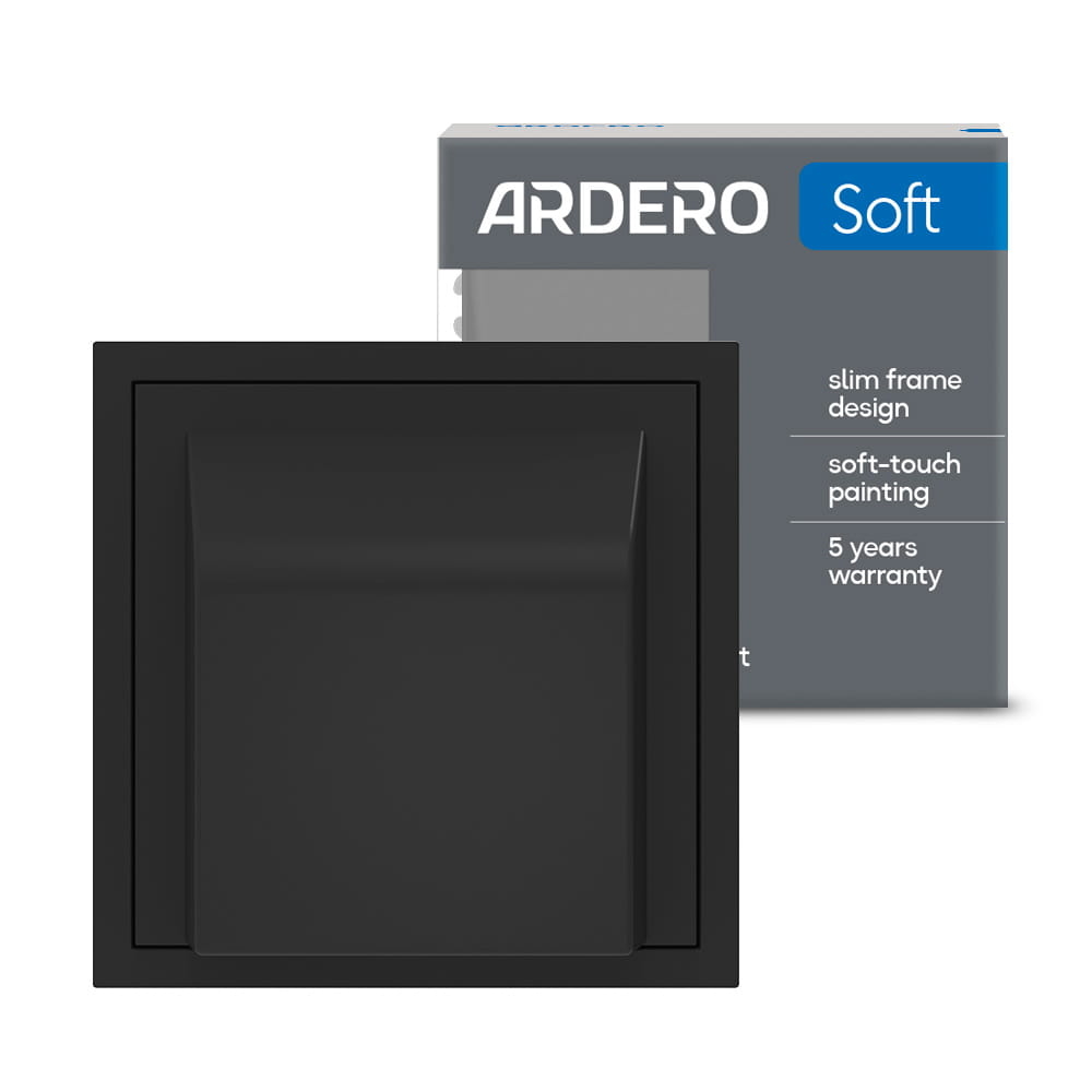 Вивід кабелю Ardero ER161C-B Soft чорний