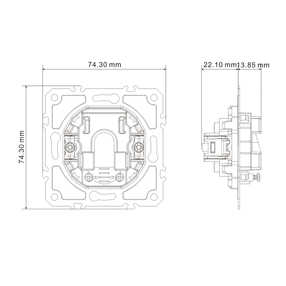 Вивід кабелю Ardero ER161C-S Soft срібний