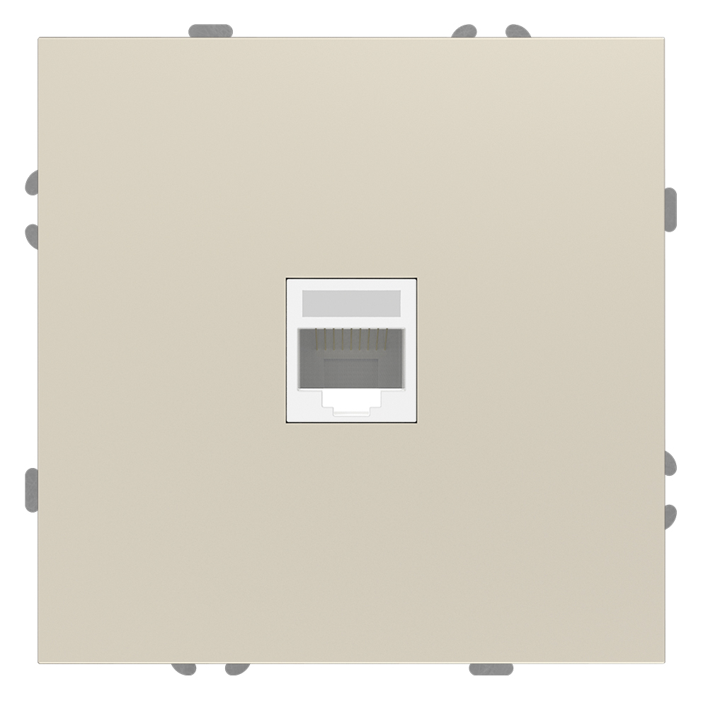 Розетка комп'ютерна Ardero ER151PC-C Soft шампань