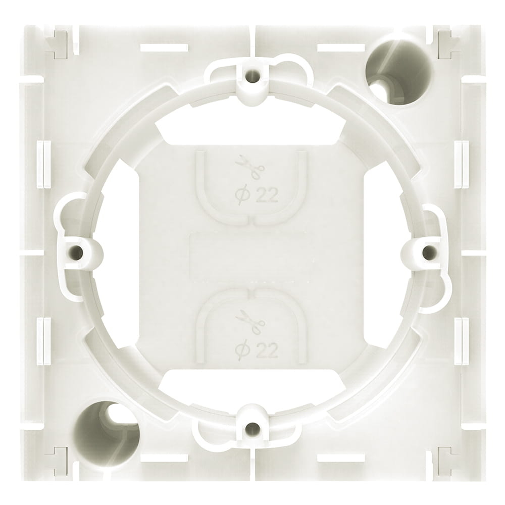 Коробка для зовнішнього монтажу Ardero EF111-W Soft білий
