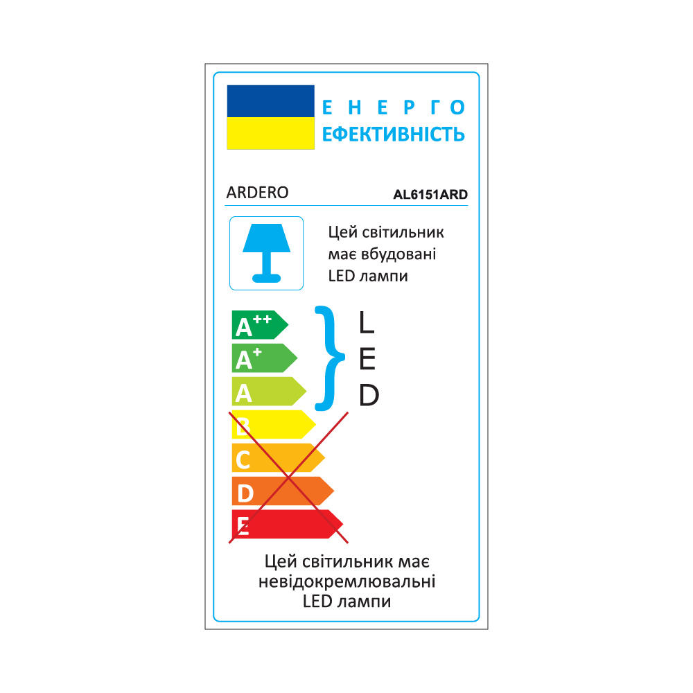 Світлодіодний накладний світильник Ardero AL6151ARD SOFI 14Вт білий