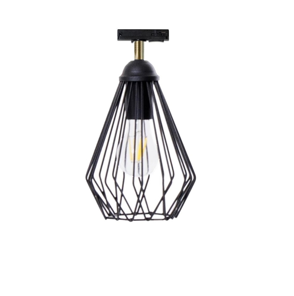 Трековий світильник стельовий Тrack Dribble TL160 Black