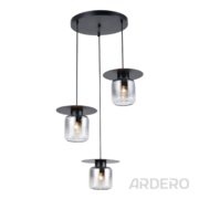 Світильник стельовий Ardero BL1933-1 ORLANDO чорний