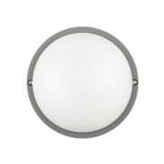 Cвітильник cвітлодіодний VIOLUX НББ ATOM UA MW sensor круг сірий 12W 5000K 1200LM IP44 (1/12) КАРТОН (243362)