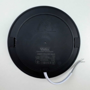 Cвітильник cвітлодіодний VIOLUX даунлайт FRAME круг чорний 6W 4200K 510Lm IP20 (1/90) (120072)