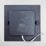 Cвітильник cвітлодіодний VIOLUX даунлайт FRAME квадрат чорний 12W 4200K 1020Lm IP20 (1/60) (121192)