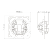 Вивід кабелю Ardero ER161C-C Soft шампань