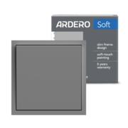 Вимикач 1-клавішний прохідний Ardero EV121-G Soft 10А сірий