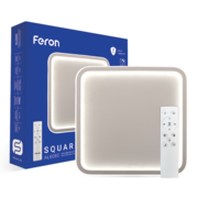 Світлодіодна накладна люстра Feron AL6080 SQUARE 70Вт білий