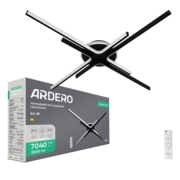 Світлодіодний накладний світильник Ardero AL6185-1ARD MILL 64Вт чорний