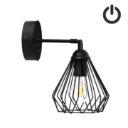 Бра з вимикачем Dribble W160-BT Black