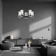 Накладний світильник Ardero BL1750-1 CHICAGO під лампу чорний